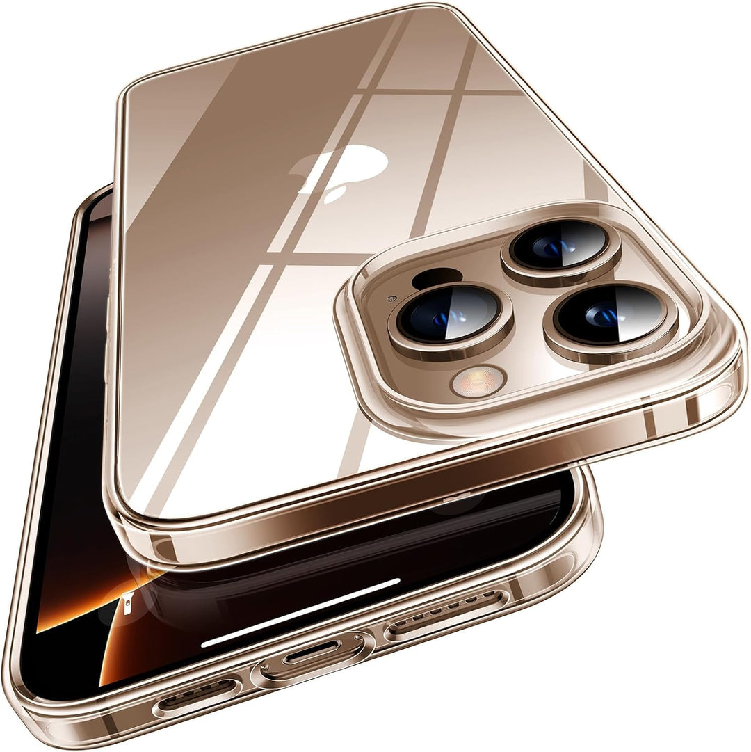 TORRAS Crystal Clear für iPhone 16 Pro Max Hülle 2026 Upgrade [Ultra Dünn & 100% Anti-Vergilbung] Kl