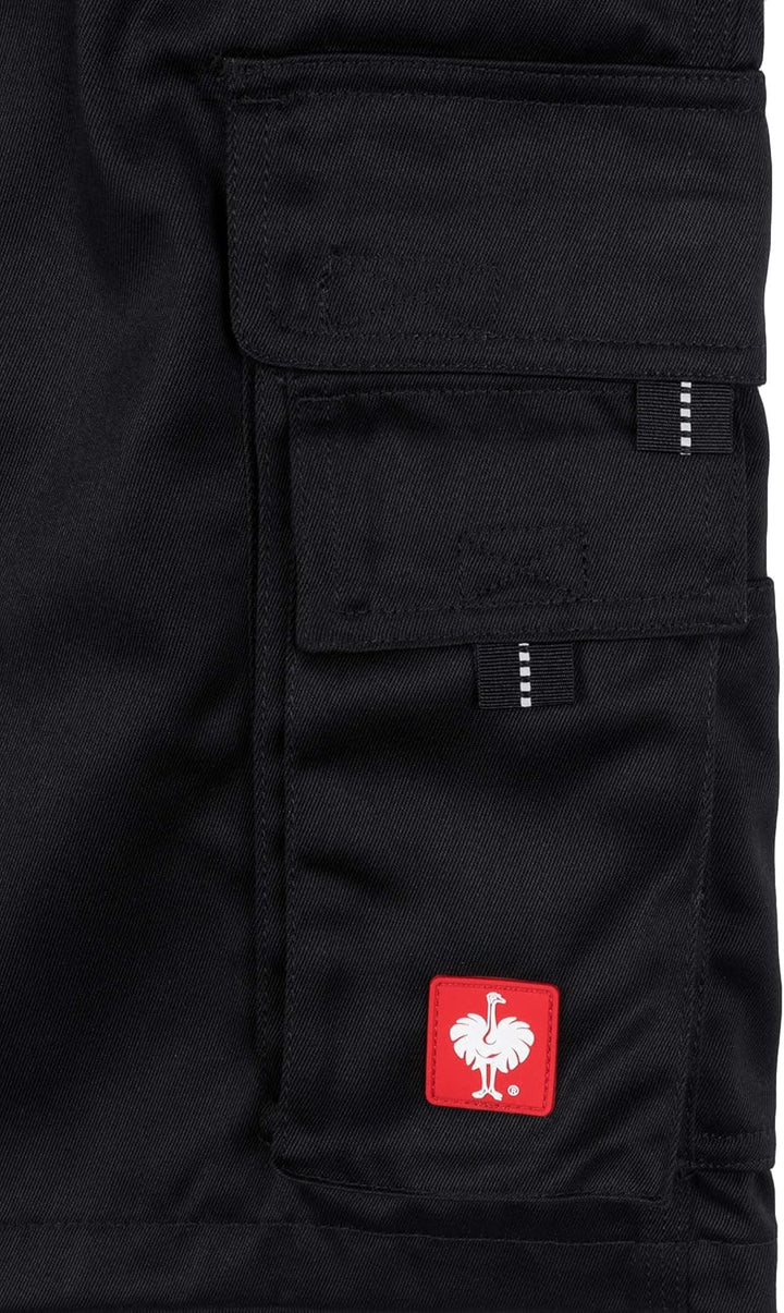 Engelbert Strauss Herren Arbeitsshorts e.s.Image inkl. gratis SHG Ohrstöpsel 48 Schwarz, 48 Schwarz
