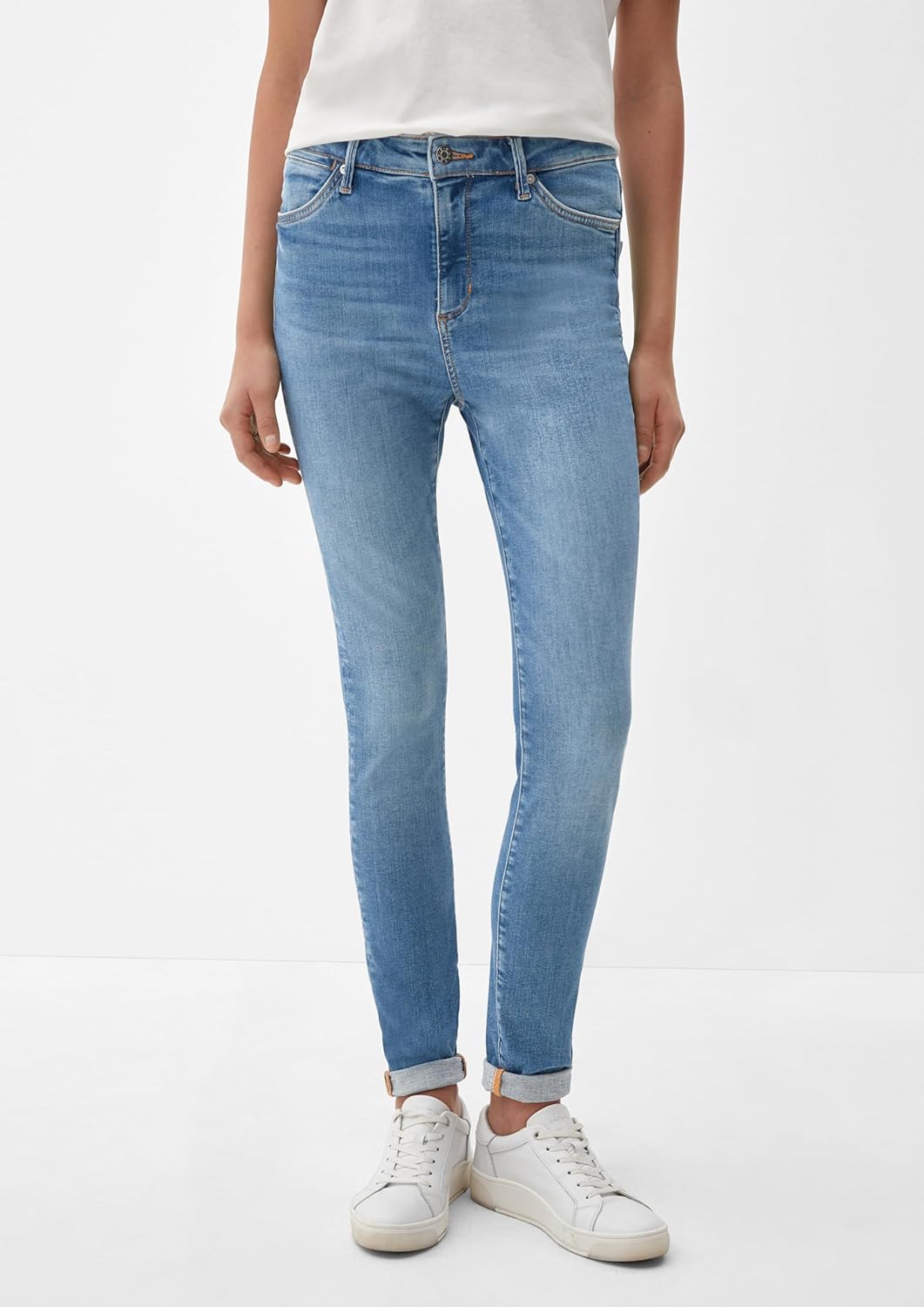 s.Oliver Damen Jeans, Anny Super Skinny 34W / 34L Blau 54z4, 34W / 34L Blau 54z4
