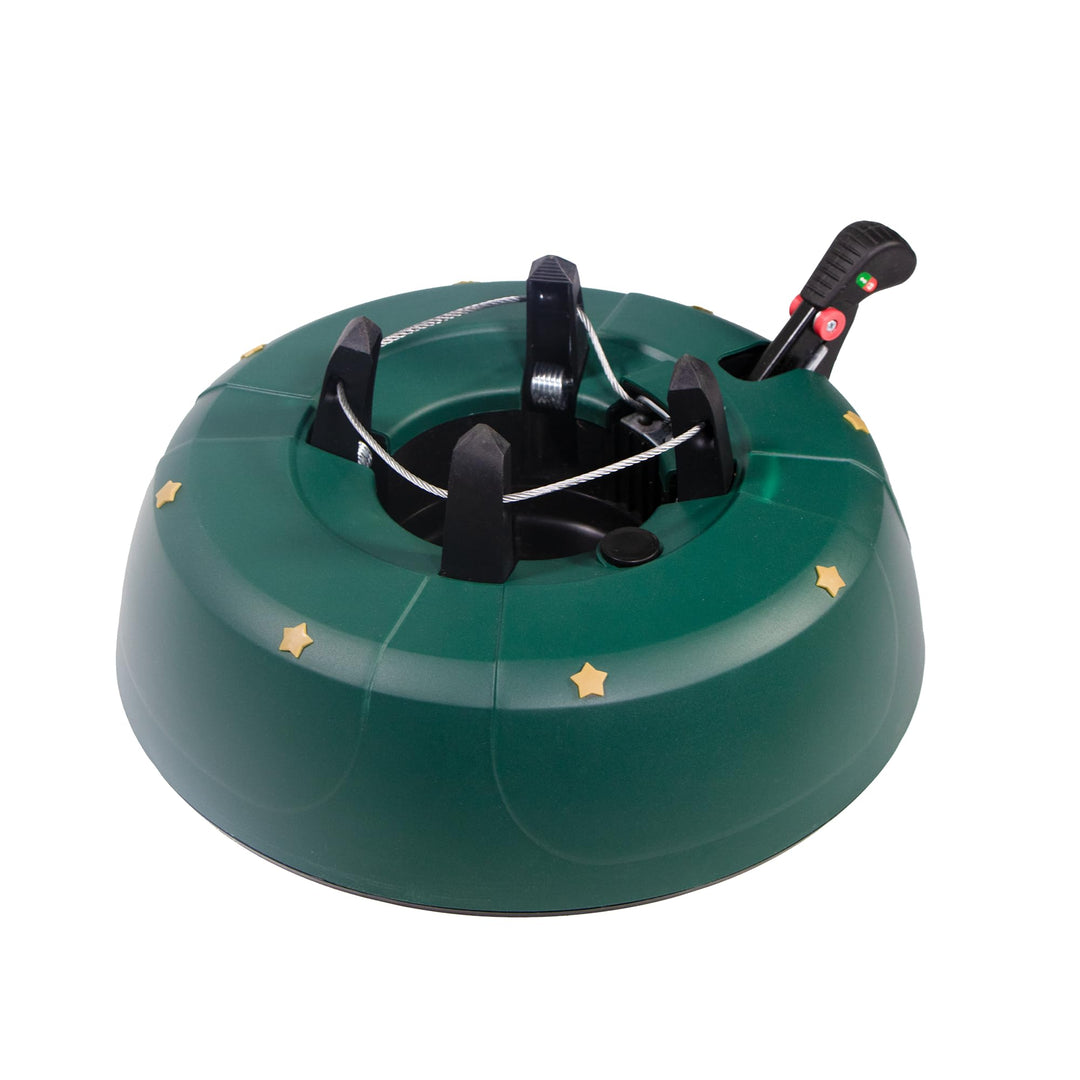 mgc24 Weihnachtsbaumständer Christbaumständer - Grün - für Bäume bis 2 m Höhe - mit Wassertank, Eins