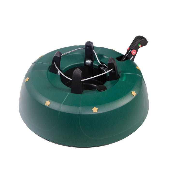mgc24 Weihnachtsbaumständer Christbaumständer - Grün - für Bäume bis 2 m Höhe - mit Wassertank, Eins