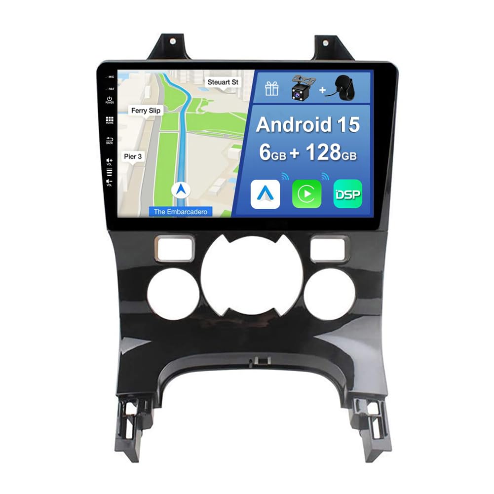 [6GB+128GB] Android 14 Autoradio für Peugeot 3008 5008 [2009-2018]-[Integriertes CarPlay/Android Aut