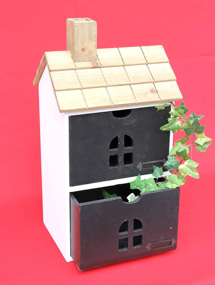 DanDiBo Schreibtisch Organizer Holz Aufbewahrungsbox 14B407 Minikommode mit Schubladen Schubladenbox