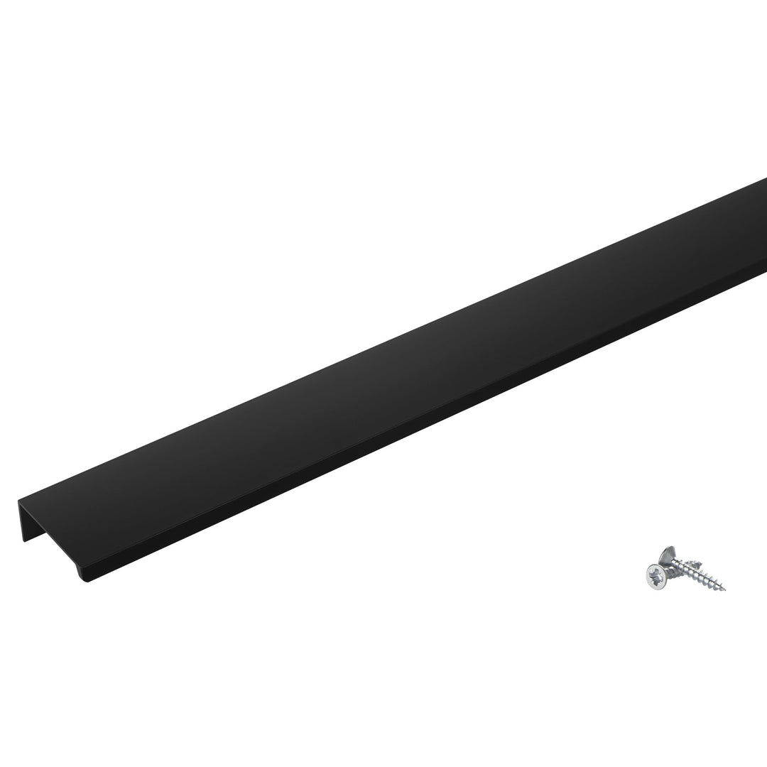 5er Set Möbelgriffe Blankett Jane 680 mm schwarz Schrankgriffe Griffleiste Küchengriffe von Sotech L
