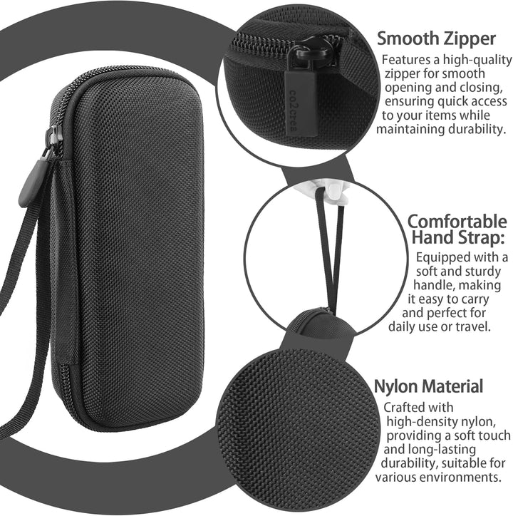 co2CREA Harte Reiseschutzhülle Etui Tasche für Xvive XV1-R Digitaler Handheld Recorder,Nur hülle, fü