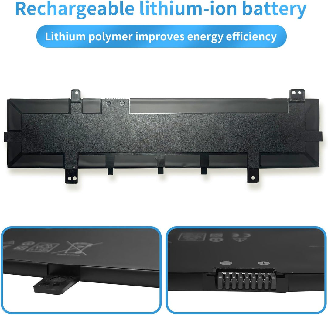 B31N1631 Ersatz-Laptop-Akku für Asus VivoBook 15 X505BP X505BA X505BA-BR016T Series Notebook Schwarz