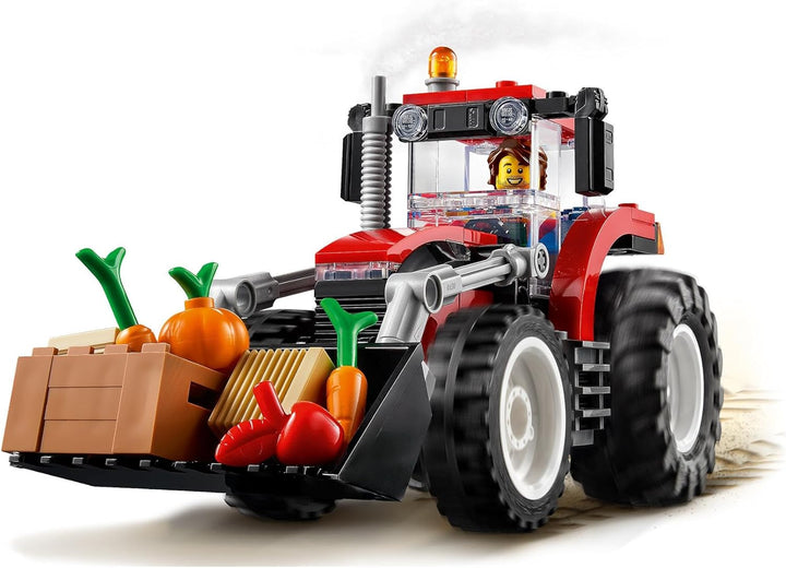LEGO City Traktor Spielzeug, Bauernhof Set mit Minifiguren und Tierfiguren, toll als Geschenk für Ju