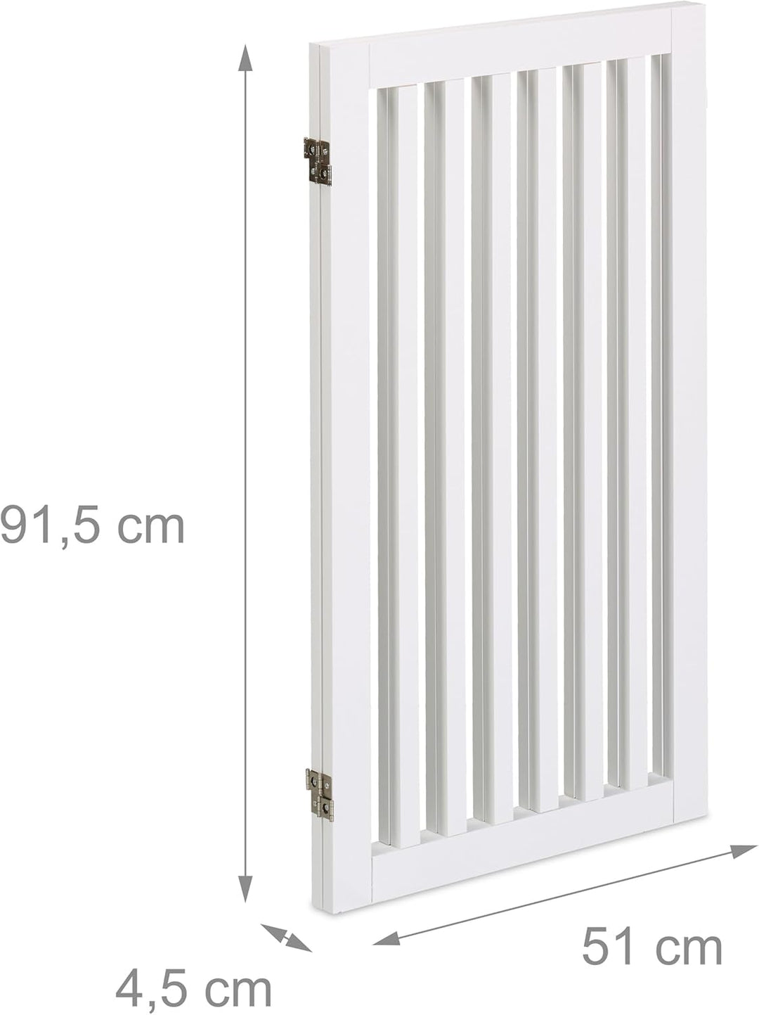 Relaxdays Hundeabsperrgitter, freistehendes Schutzgitter, HxB: 91,5 x 103 cm, MDF, zusammenklappbar,