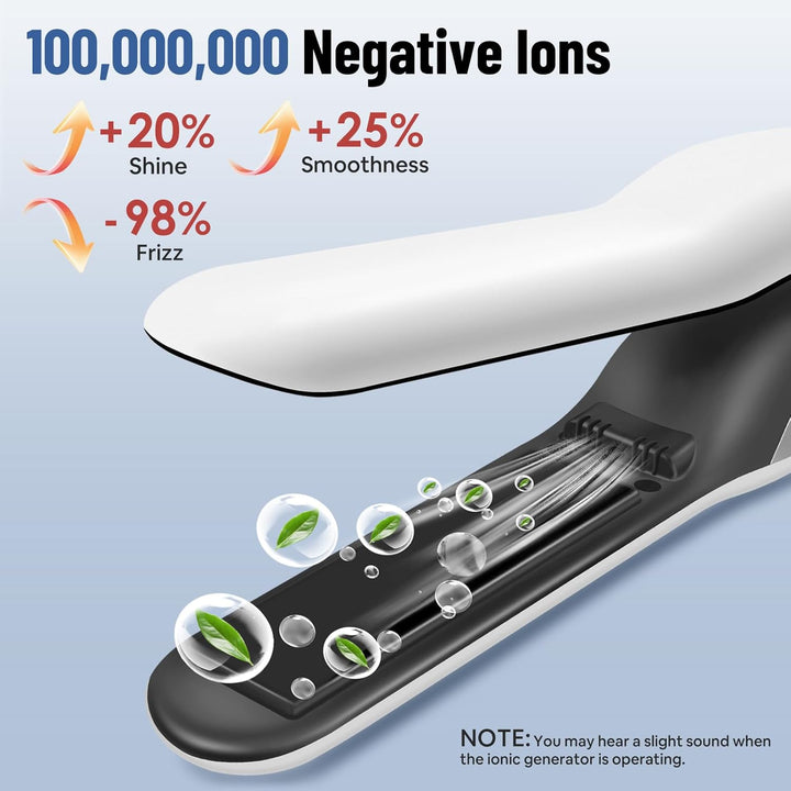 SUNMAY Voga Plus Glätteisen Kabellos mit Negativen Ionen, Titan Haarglätter und Lockenstab 2 in 1, T