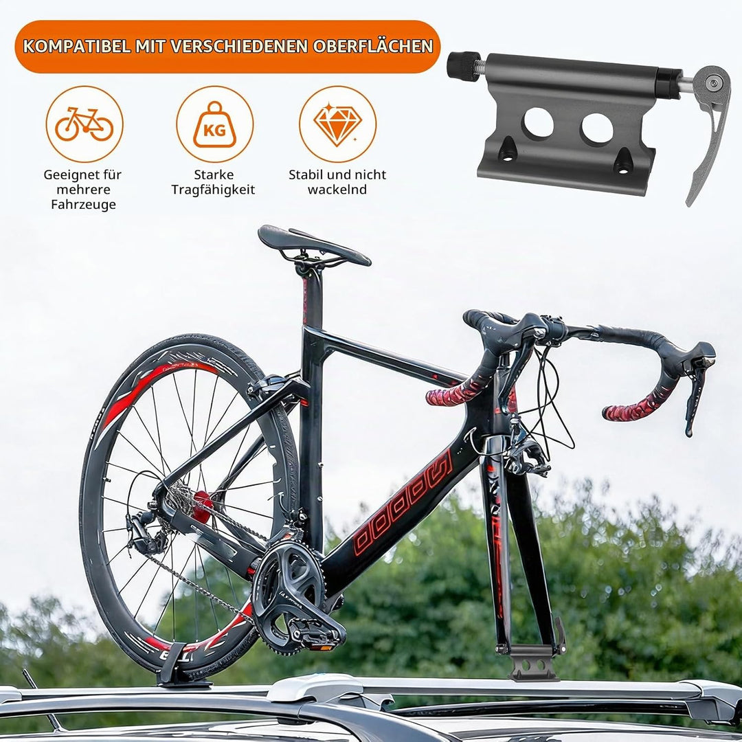 2 Stück Fahrrad Gabelhalterung Schnellspanner Aluminiumlegierung Fahrradgabelhalterung Vorderradgabe