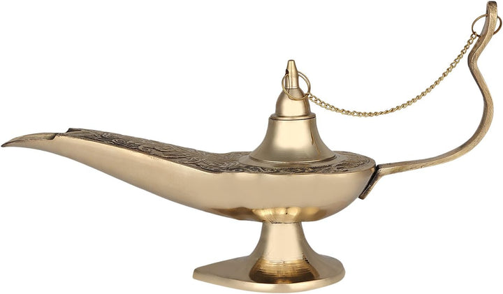 JMD Handcrafted Messing Aladdin Genie-Lampen: Räuchergefässe (12-Zoll-), 12-Zoll-
