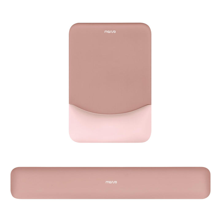 MOSISO Handgelenkstütze für Mauspad&Tastatur Set, Rechteckig Ergonomisch Mauspad Rutschfest Basis Ho