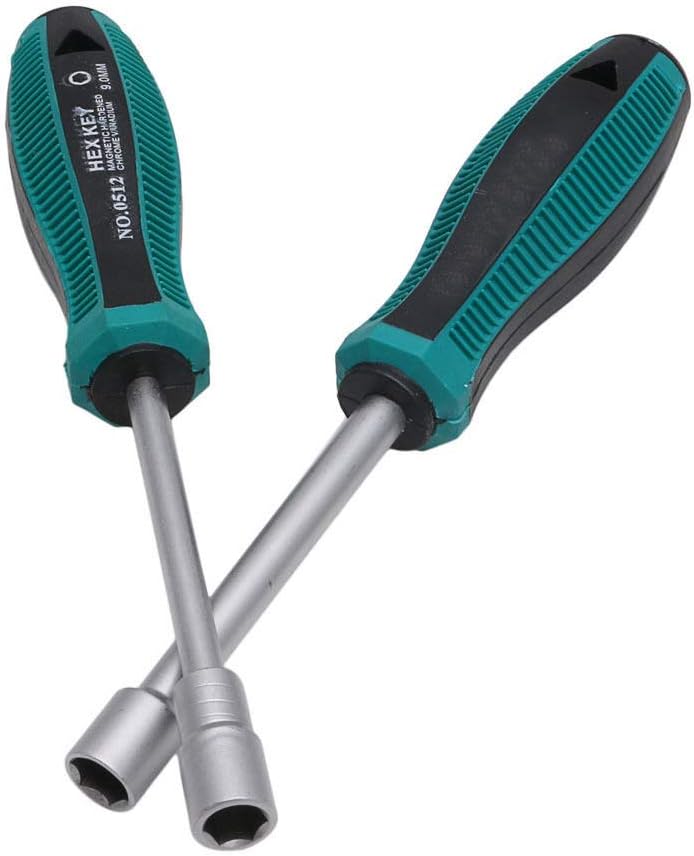 Meichoon DF07 Steckschlüssel, Schraubendreher, nicht-magnetische Spitze, Metall, Sechskantmutter, Sc