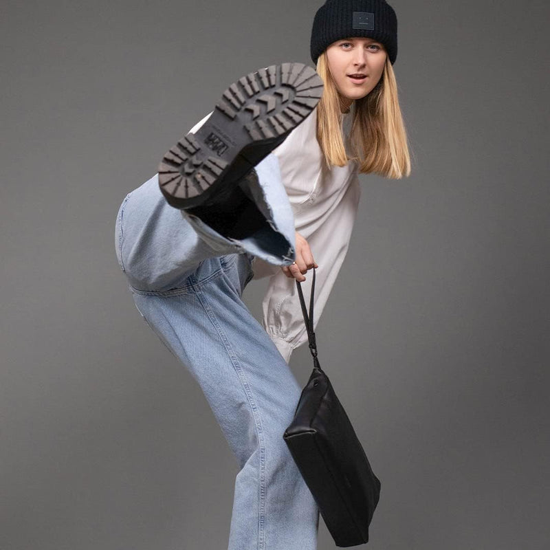 FEYNSINN BERLIN Clutch mit langem Schultergurt JEMMA aus Premium Leder I Abendtasche für Damen I Umh
