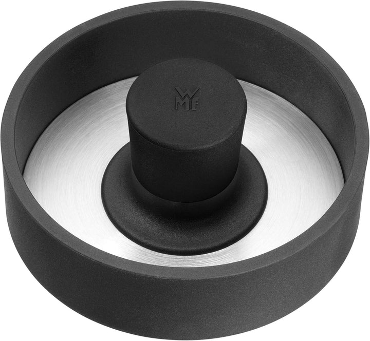 WMF BBQ Burgerpresse Edelstahl 12,5 cm, Pattypresse für gleichmässige Patties für leckere Hamburger,