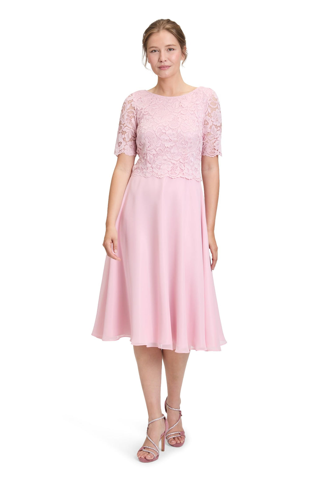 Vera Mont Damen Partykleid, 40 Foggy Rose