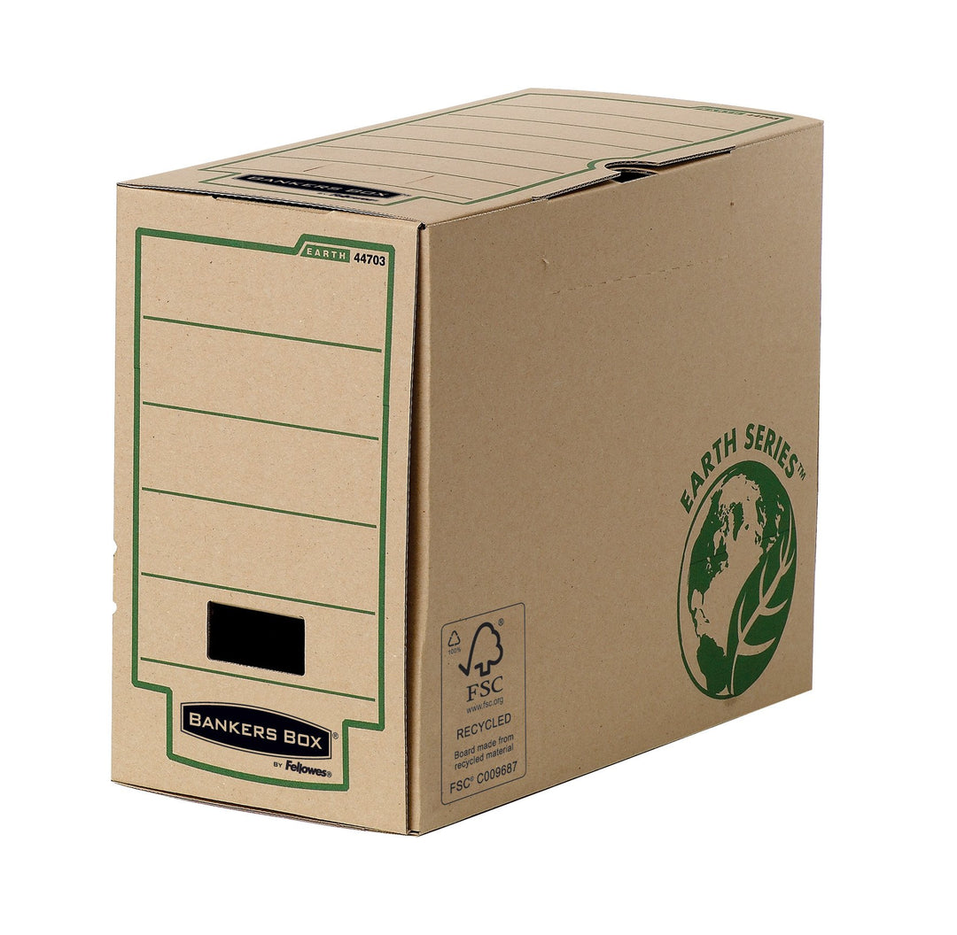 Bankers Box Earth Series Archivschachtel (A4, 150mm, 100% recycled) 20 Stück braun A4 150 mm, A4 150
