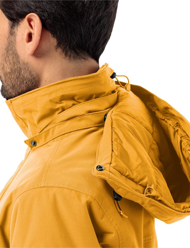 Jack Wolfskin Herren Glacier Canyon Parka Parka S mustard, S mustard