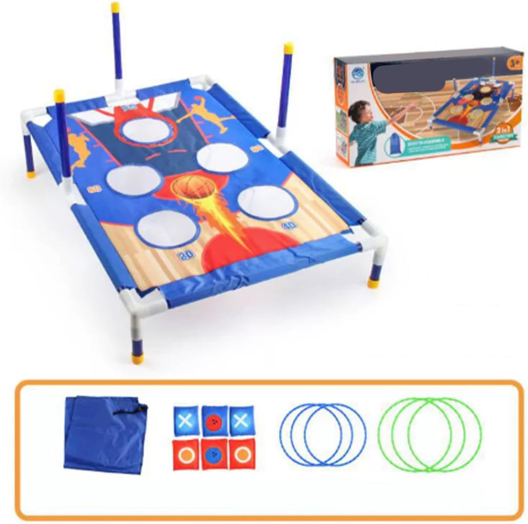 CHICIRIS Cornhole-Spiel, Interaktion zwischen Kindern, Wurfspiel für drinnen und draussen, mit Wurfr