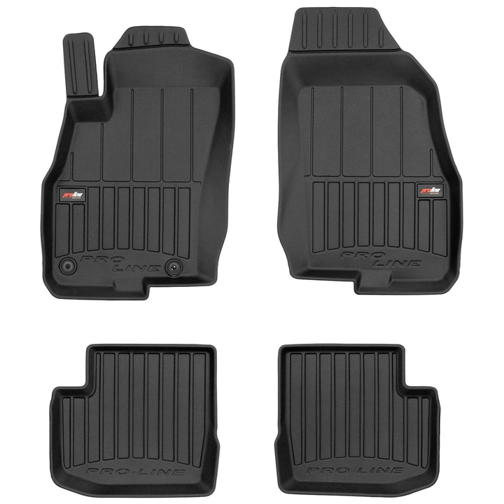 SMK Gummimatten Auto fussmatten Satz für FIAT Punto EVO 2009-2012 Erleben Sie einen neuen Standard d