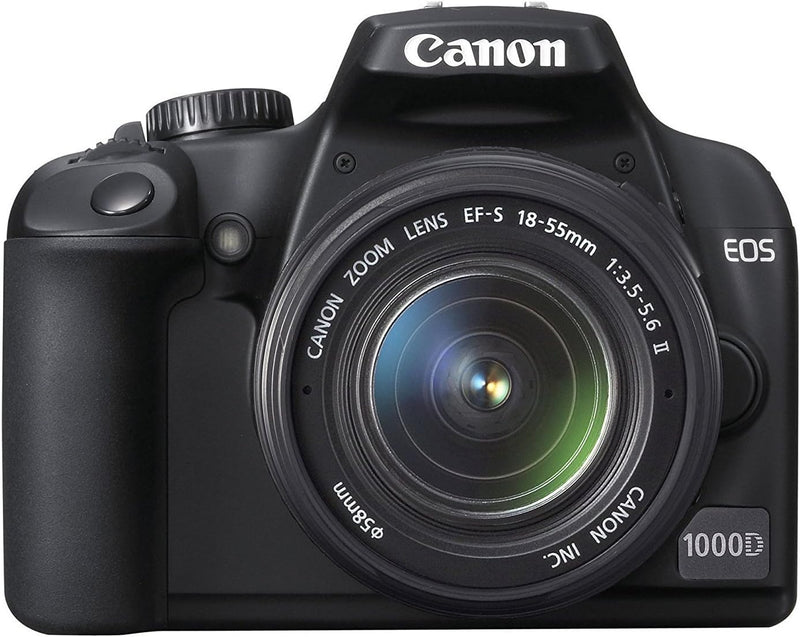 Canon EOS 1000D SLR-Digitalkamera (10 MP, Live-View, Kit inkl. EF-S 18-55mm IS) Kit inkl. EF-S 18-55