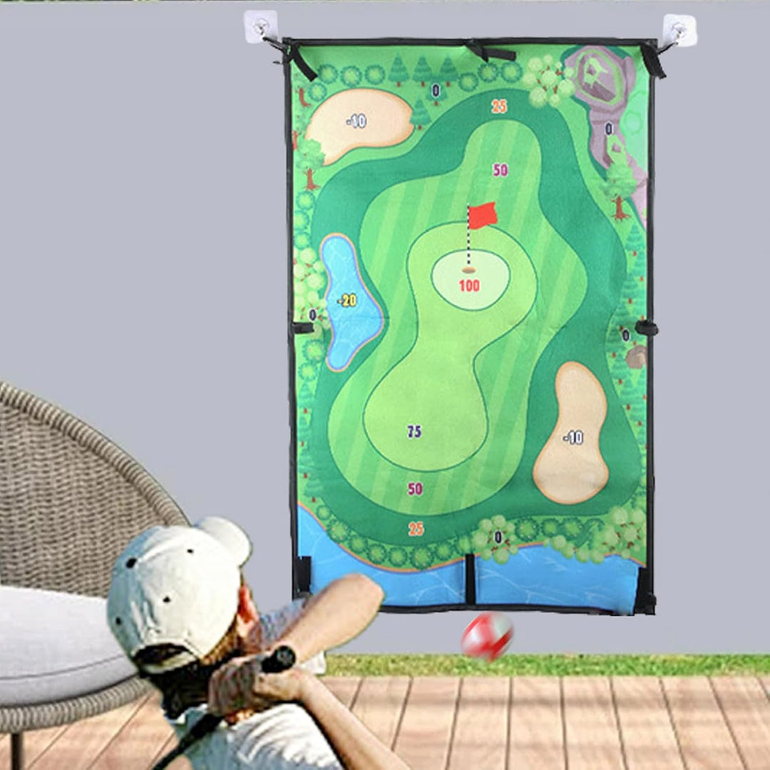 Chip-and-Stick-Golfspiel, Golf-Dart-Chipping-Spiel | Doppelseitige Übungsmatte Golf-Chipping-Spiel -