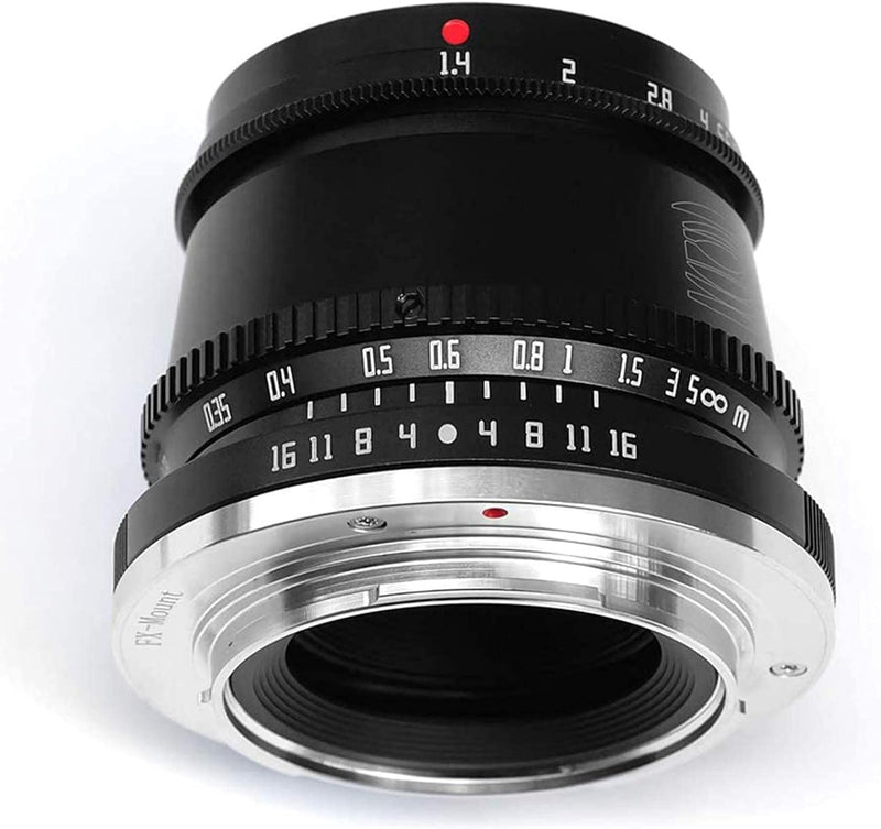 TTArtisan 35mm F 1.4 Objektiv APS-C MF Kameraobjektiv für EOS M-Mount Kameras M1 M2 M3 M5 M6 M61 M10