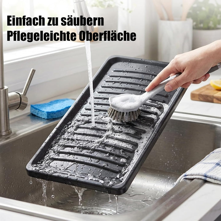 2-in-1 Raclette Set 8 Personen mit 8 Raclette Pfännchen, 40 x 20 cm | Antihaft Beschichtung Grillpfa