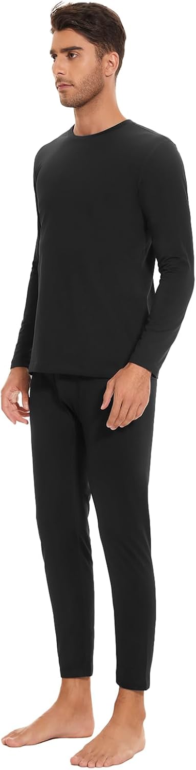 SIMIYA Herren Wu01 Unterwäsche M Schwarz X 2, M Schwarz X 2