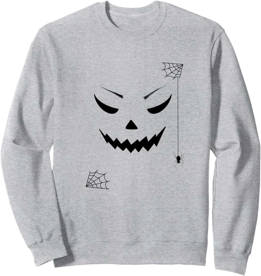 Halloween Kürbis Design Sweatshirt