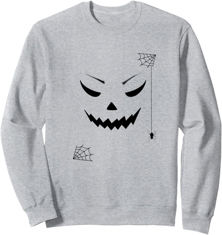 Halloween Kürbis Design Sweatshirt