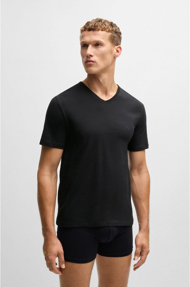 HUGO BOSS Herren T-Shirt (3er Pack) S Assorted-pre-pack, S Assorted-pre-pack