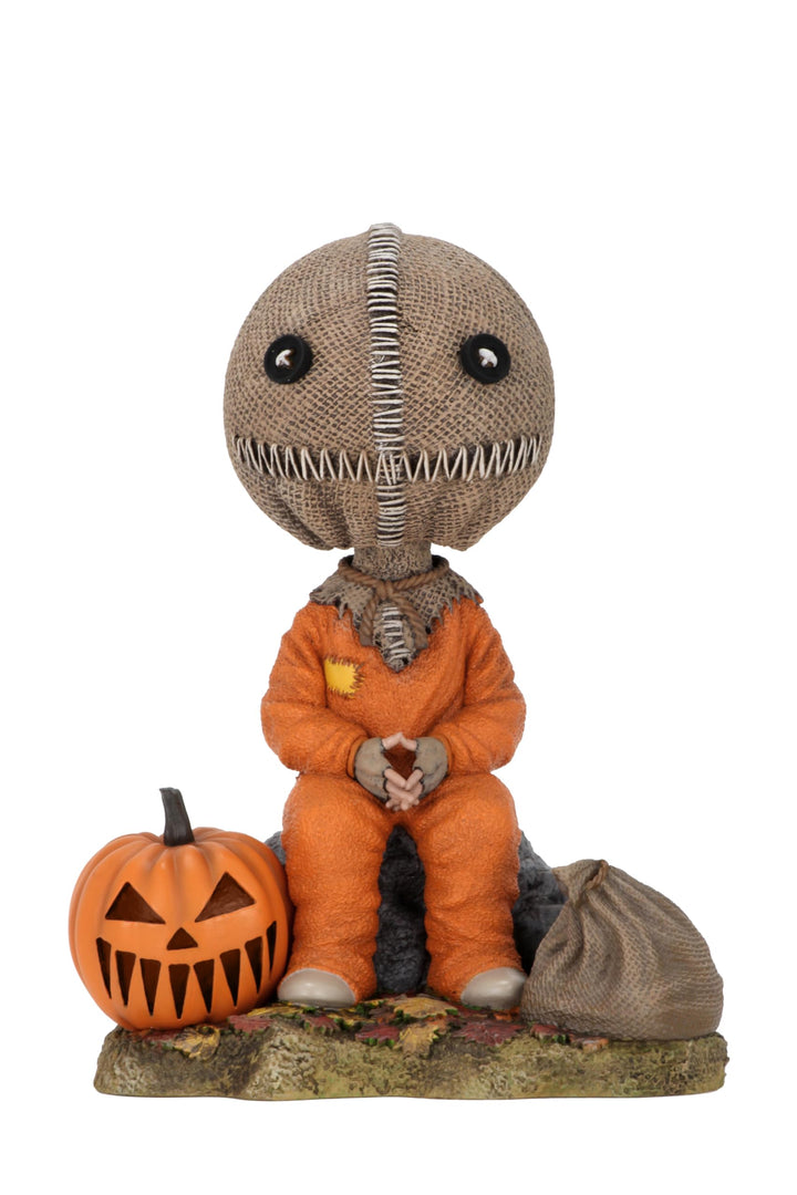 NECA Unisex Kinder Trick 'R Treat – Head Knocker Sam – Figur 17 cm, Bunt