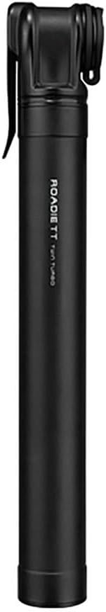 TOPEAK Unisex – Erwachsene Twin Turbo Minipumpe 19,5 cm Schwarz, 19,5 cm Schwarz