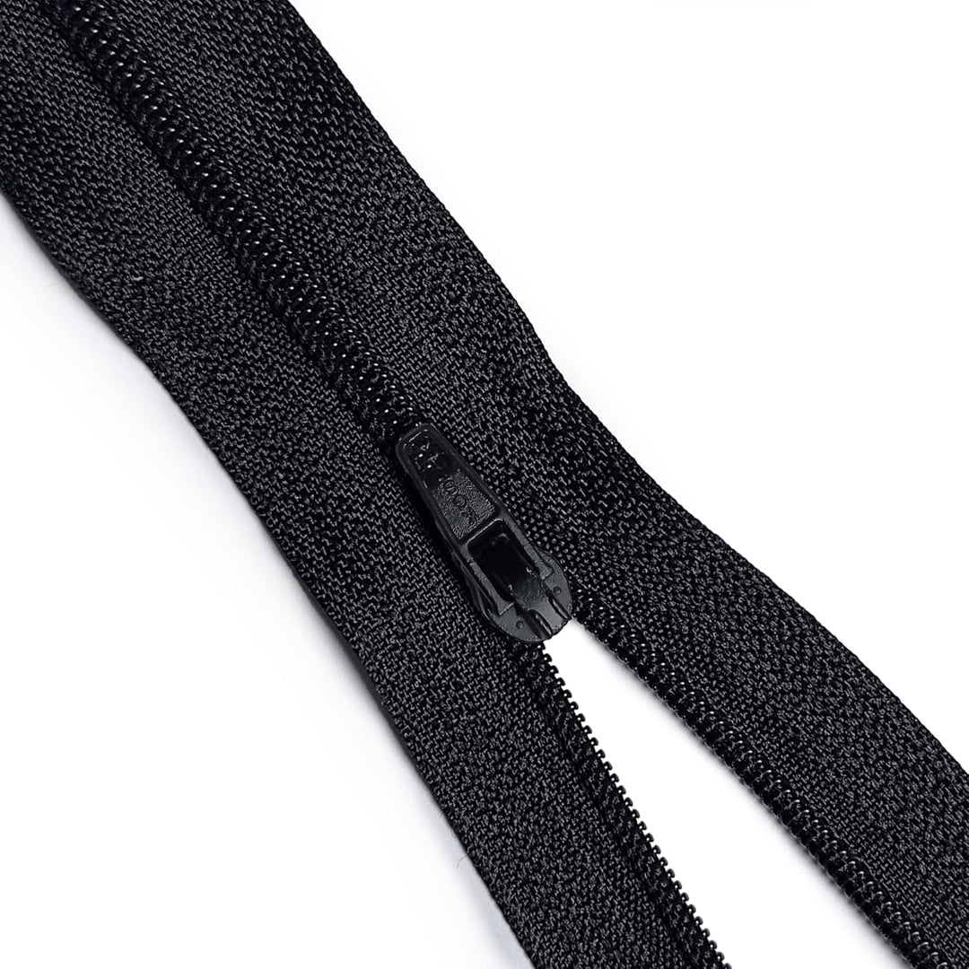 KGS Reissverschlüsse | Farbe: Schwarz | Grösse: 23 cm / 9 Zoll | 100 Stück/Packung | #3 Reissverschl
