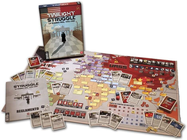 DEVIR, Talla unica BGTWIST Twilight Struggle Strategisches Brettspiel, bunt, Mehrfarbig