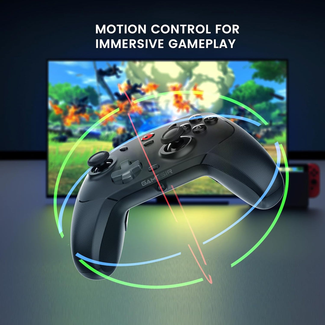 GameSir T4 Cyclone Pro Wireless Pro Controller für PC/Switch/Lite/OLED, Switch Remote Gamepad mit Ha