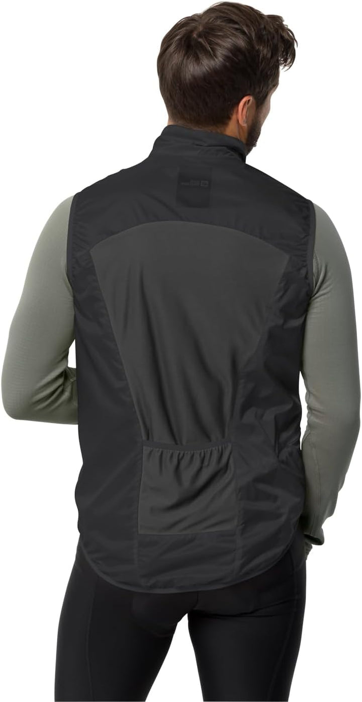 Jack Wolfskin Herren Morobbia Wind Vest M Weste L Schwarz, L Schwarz