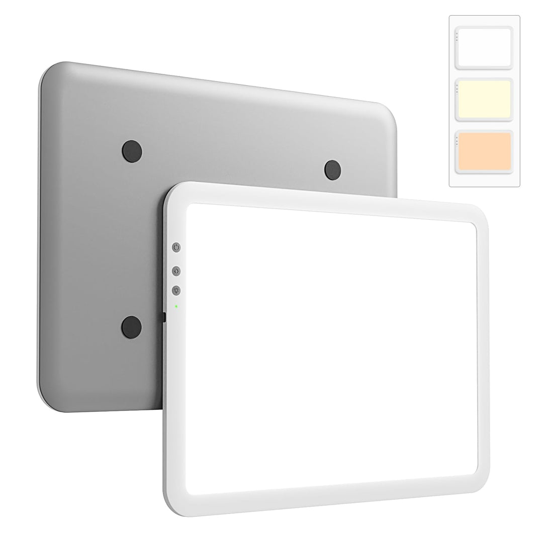 elice Wiederaufladbarer A3 Leuchttisch,8120Lux Super hell LED-Lichtpad mit 3500mAH Batterie,6 Dimmst