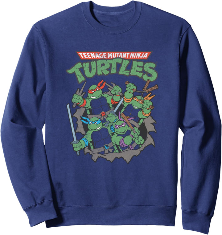 Teenage Mutant Ninja Turtles Distressed Poster Sweatshirt