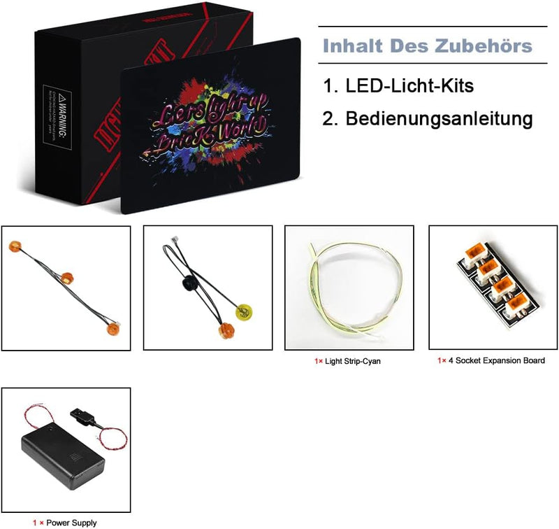 Led Licht Set für Lego 43217 Disney and Pixar Carls Haus (Kein Lego-Modell), Dekorations Led Beleuch