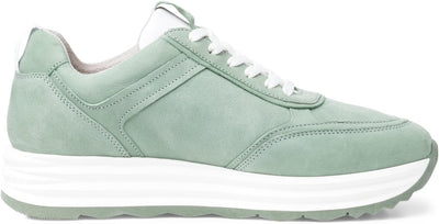 Tamaris Damen 1-1-23708-28 Sneaker 39 EU Sage Nubuc, 39 EU Sage Nubuc