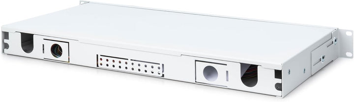 DIGITUS LWL Spleissbox 12 Kupplungen - LC - OS2-1HE 19-Zoll - Single-Mode Duplex - Mit Spleiss-Kasse