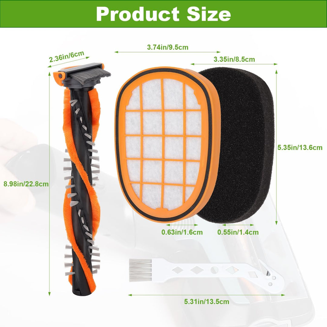 6+1 Stück Filter für Philips SpeedPro Max Akkusauger, FC5005/01 Ersatzfilter Zubehör für Philips FC6