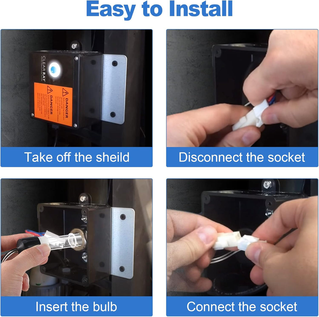 Kittmip 6472-841 Pool und Spa UV Lampe Ersatzteile Kompatibel mit Sundance Whirlpool Spas Wasseraufb