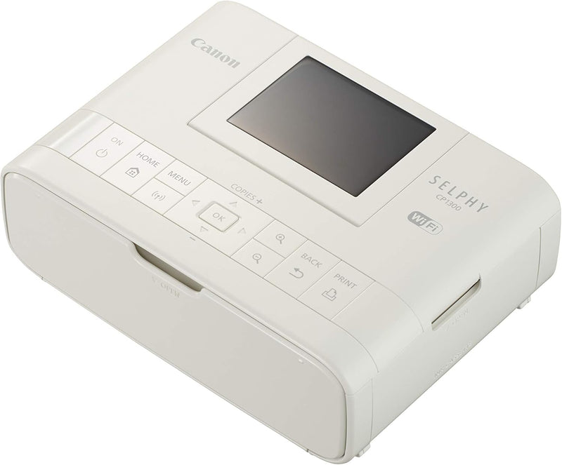 Canon SELPHY CP1300 mobiler Fotodrucker (Druck bis Postkartengrösse 10x15cm, WLAN, kabellos, Thermos