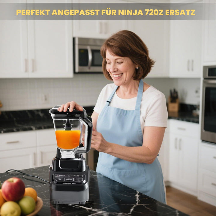 Ersatzverriegelungsdeckel für Ninja, Ninja Mixer Deckel Ersatz nur kompatibel mit Ninja Blender 72 U