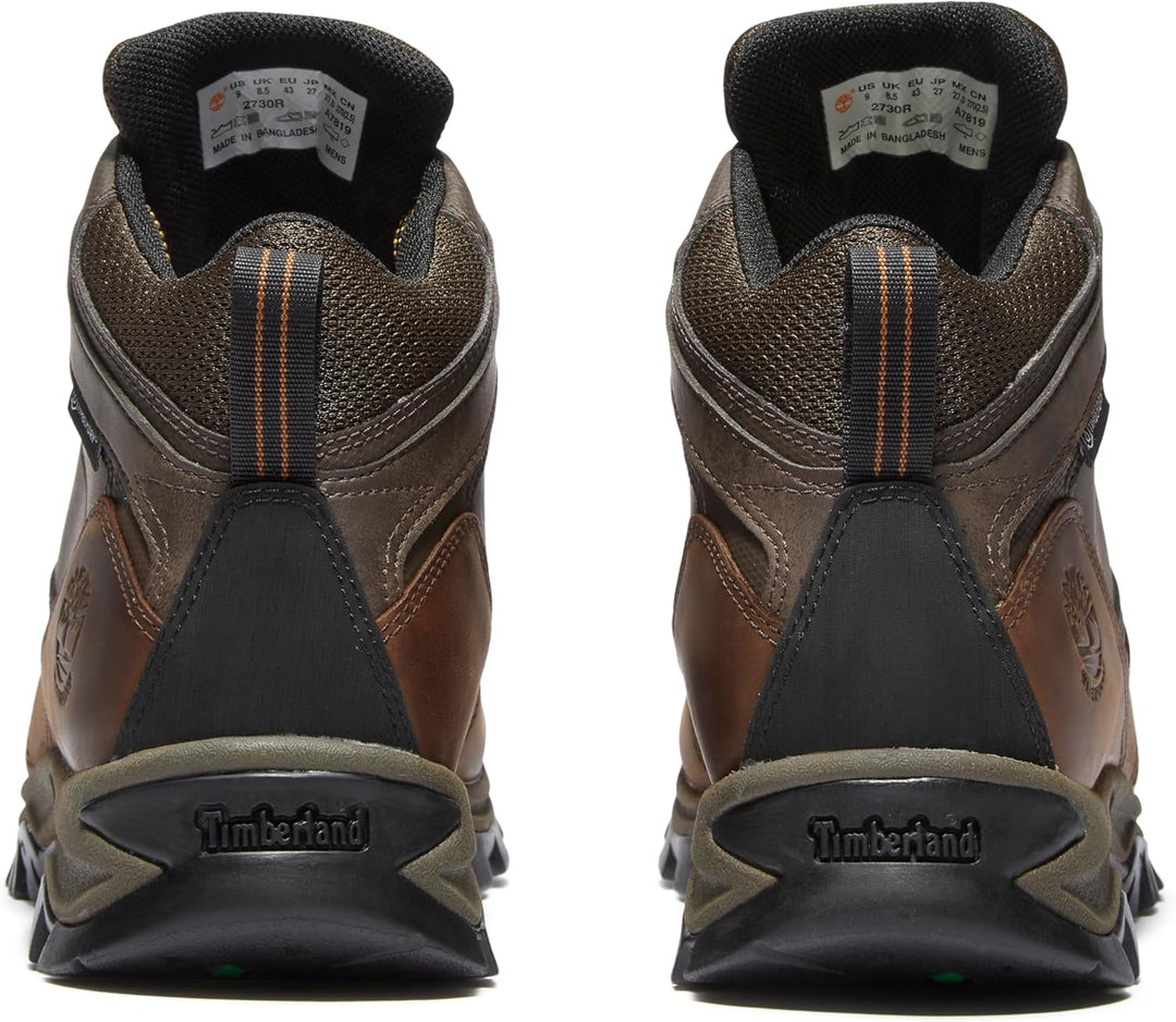 Timberland Herren Mt. Maddsen Mid Leather Wp Hiking Boot 41 EU Dunkelbraun, 41 EU Dunkelbraun