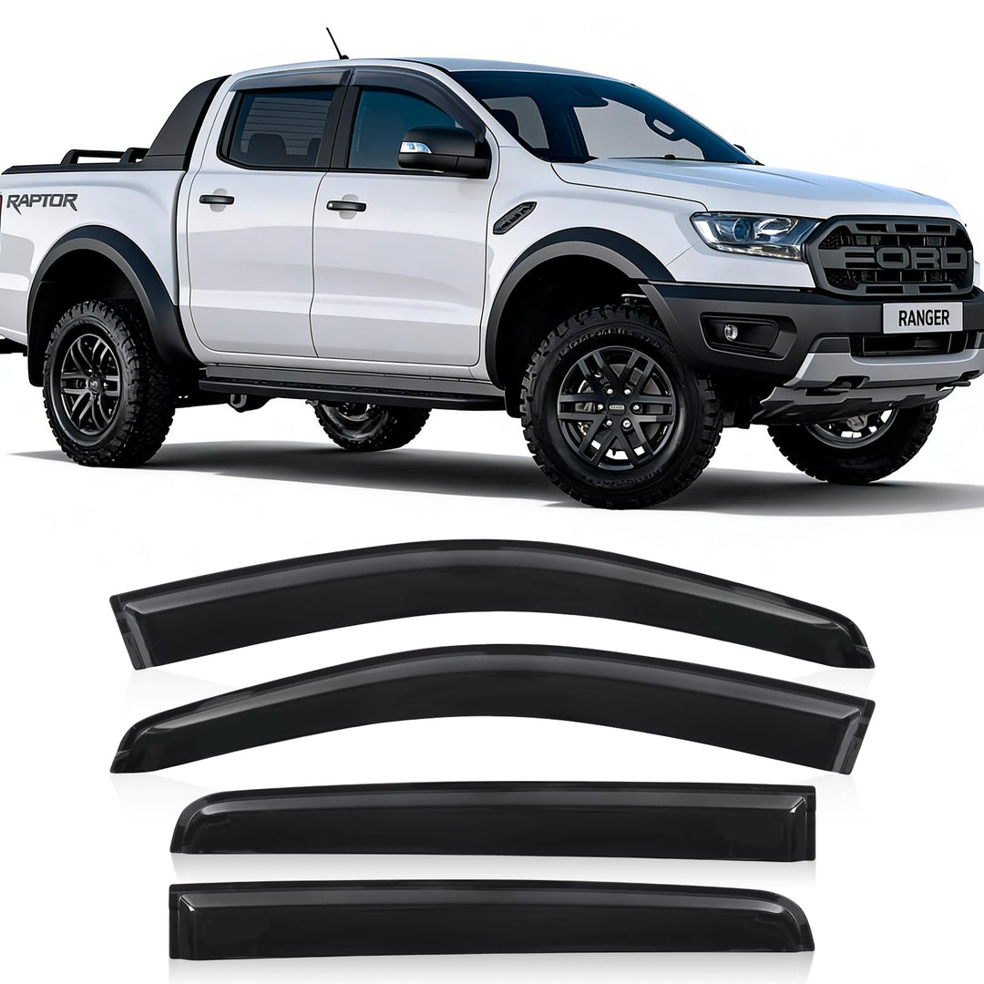 Windabweiser für Ford Ranger Wildtrak T6 T7 T8 2012-2022 Raptor Wildtrak XL XLT Limited Tremor Plati