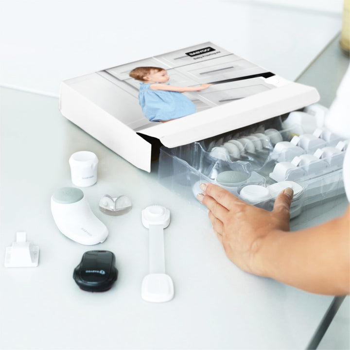 BABYGO® Premium Qualität Babysicheres Set für Zuhause und Küche | Babysicherheit Magnetisches Schran
